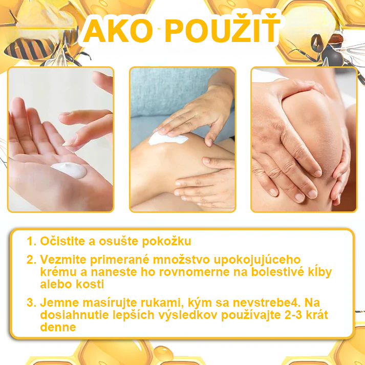 FATONG™ Krém na bolesti kĺbov s včelím jedom na hojenie kostí(🐝špeciálne pre starších dospelých a odporúča AAOS) 🐝