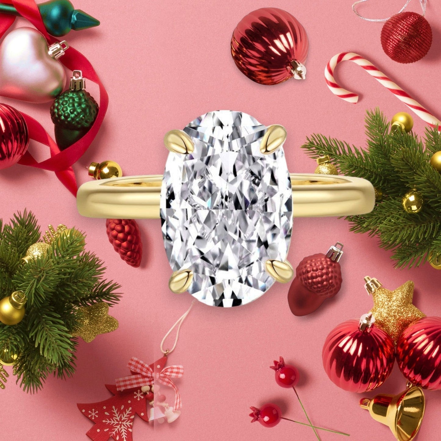 𝘿𝙄𝙔𝙎𝙏𝘼𝙍™Prsteň s magnetoterapiou a moissanitovým diamantom (🎄 Vianočná akcia, zľava 60%!) ❤️‍🔥