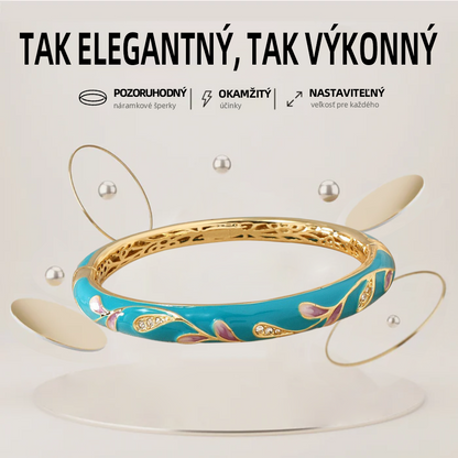 𝐂𝐙𝐓𝐈𝐂𝐋𝐄™Zlatý náramok s kláštornou emalou👩‍⚕️ Magnetická lymfatická terapia❤️‍🔥