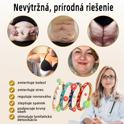 𝐂𝐙𝐓𝐈𝐂𝐋𝐄™Zlatý náramok s kláštornou emalou👩‍⚕️ Magnetická lymfatická terapia❤️‍🔥